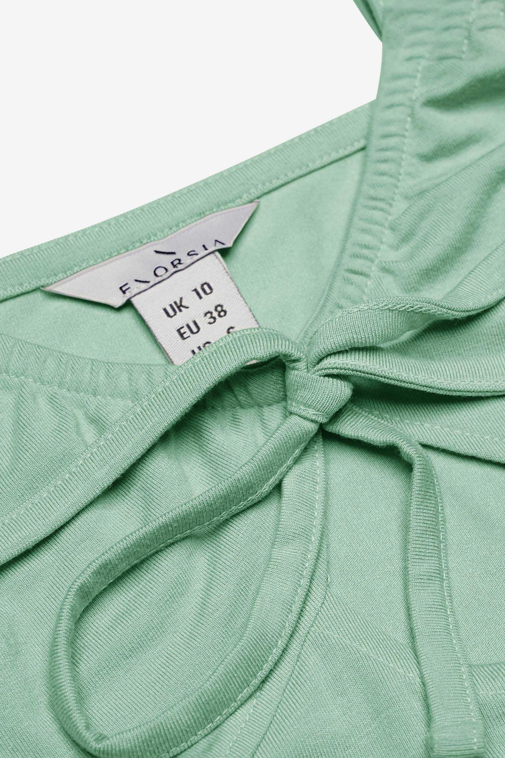 Strappy V-Neck Jersey Dress