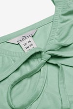 Strappy V-Neck Jersey Dress