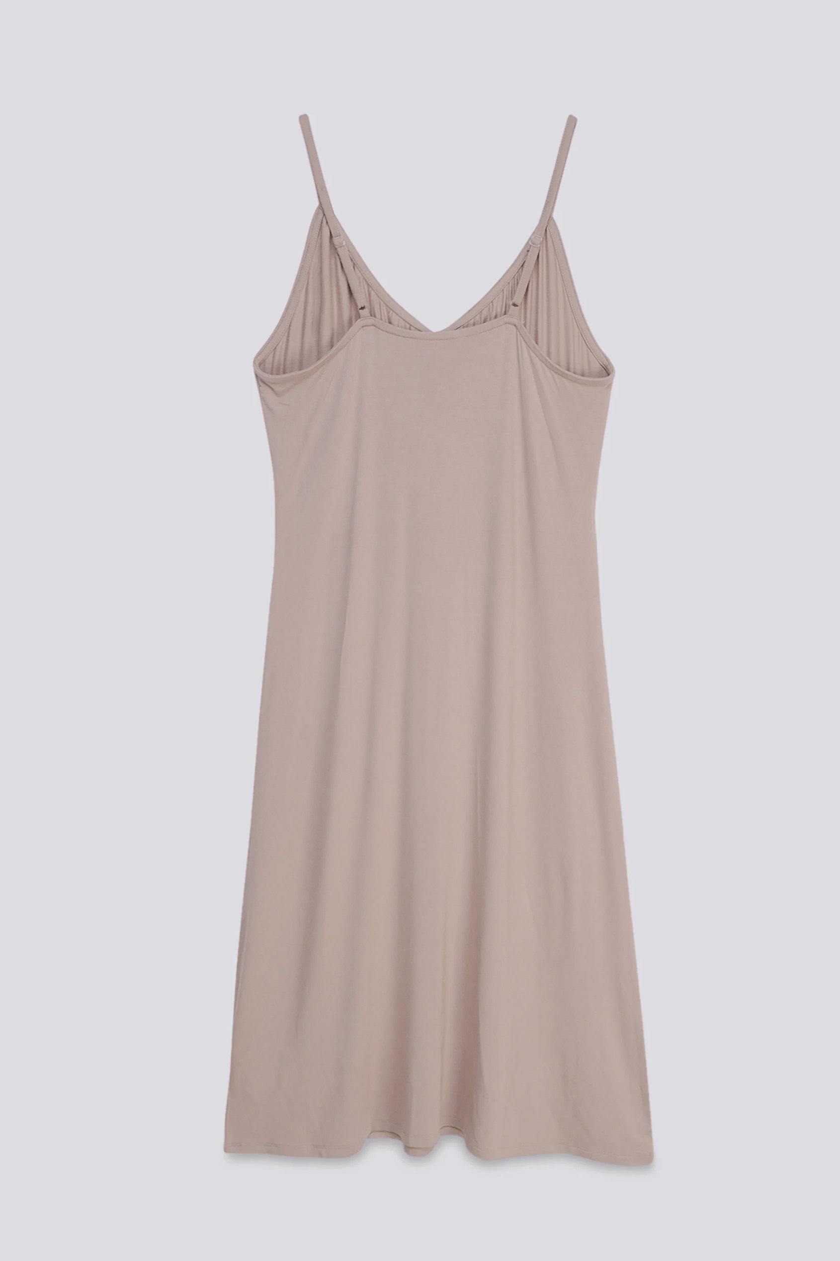 Strappy V-Neck Jersey Dress