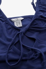 Strappy V-Neck Jersey Dress