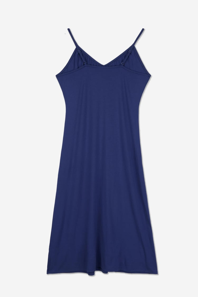 Strappy V-Neck Jersey Dress