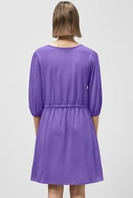 Drawstring Waist Jersey Dress