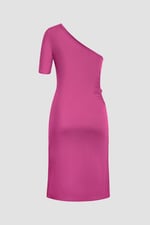 Asymmetric Neck Line Dress