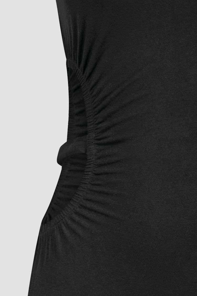 Asymmetric Neck Line Dress