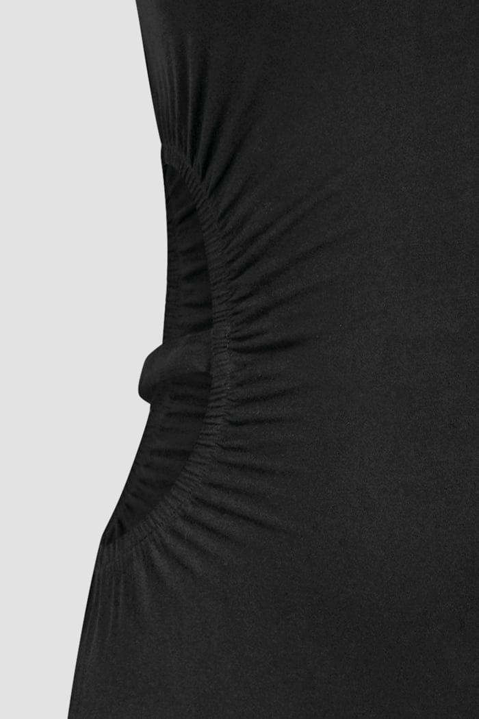 Asymmetric Neck Line Dress