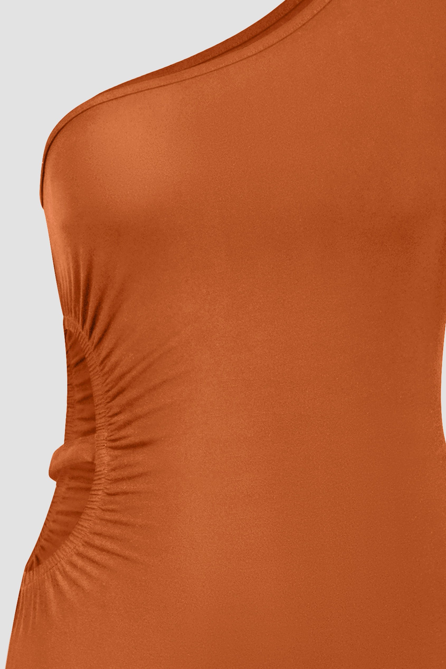 Asymmetric Neck Line Dress