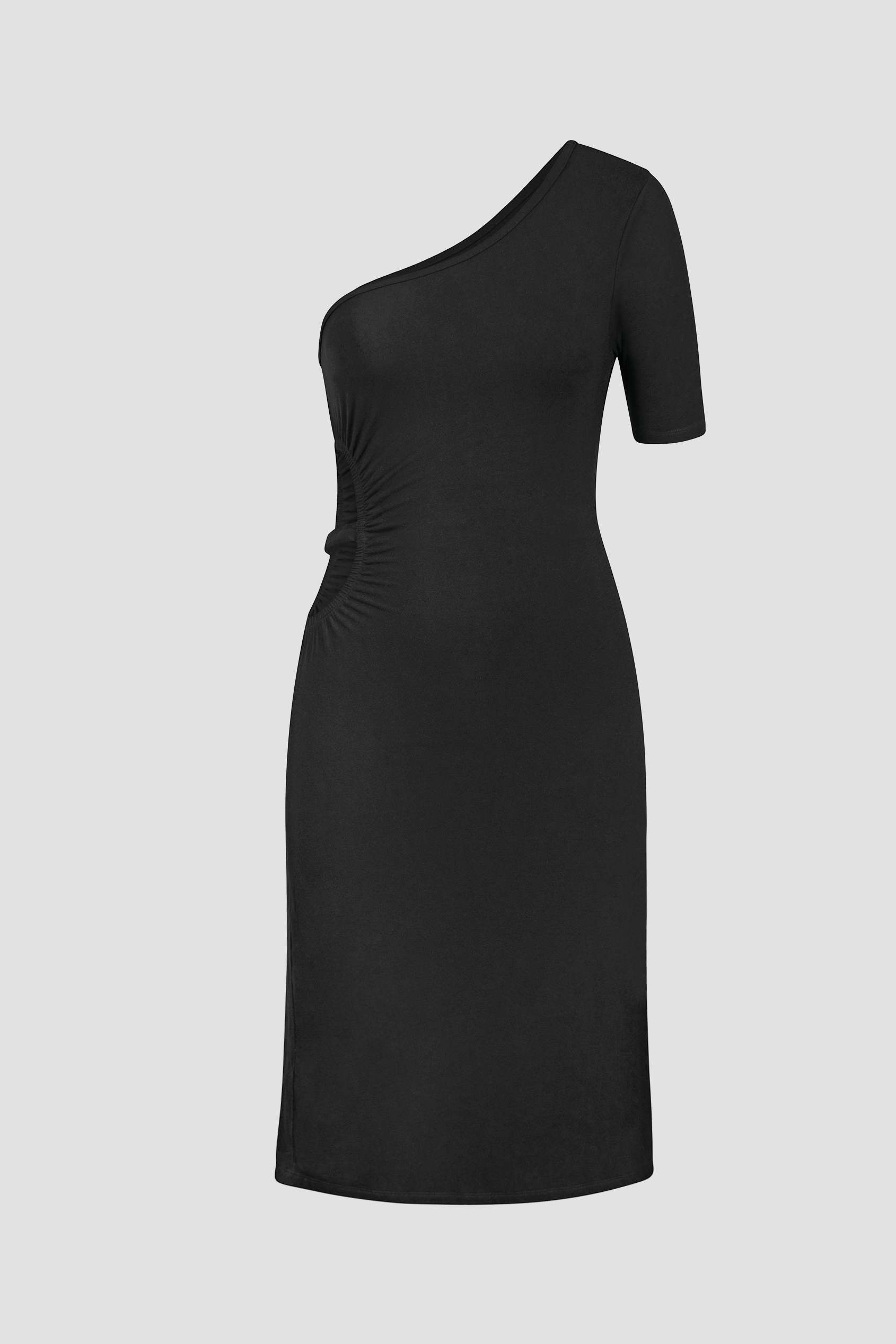 Asymmetric Neck Line Dress