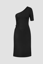 Asymmetric Neck Line Dress