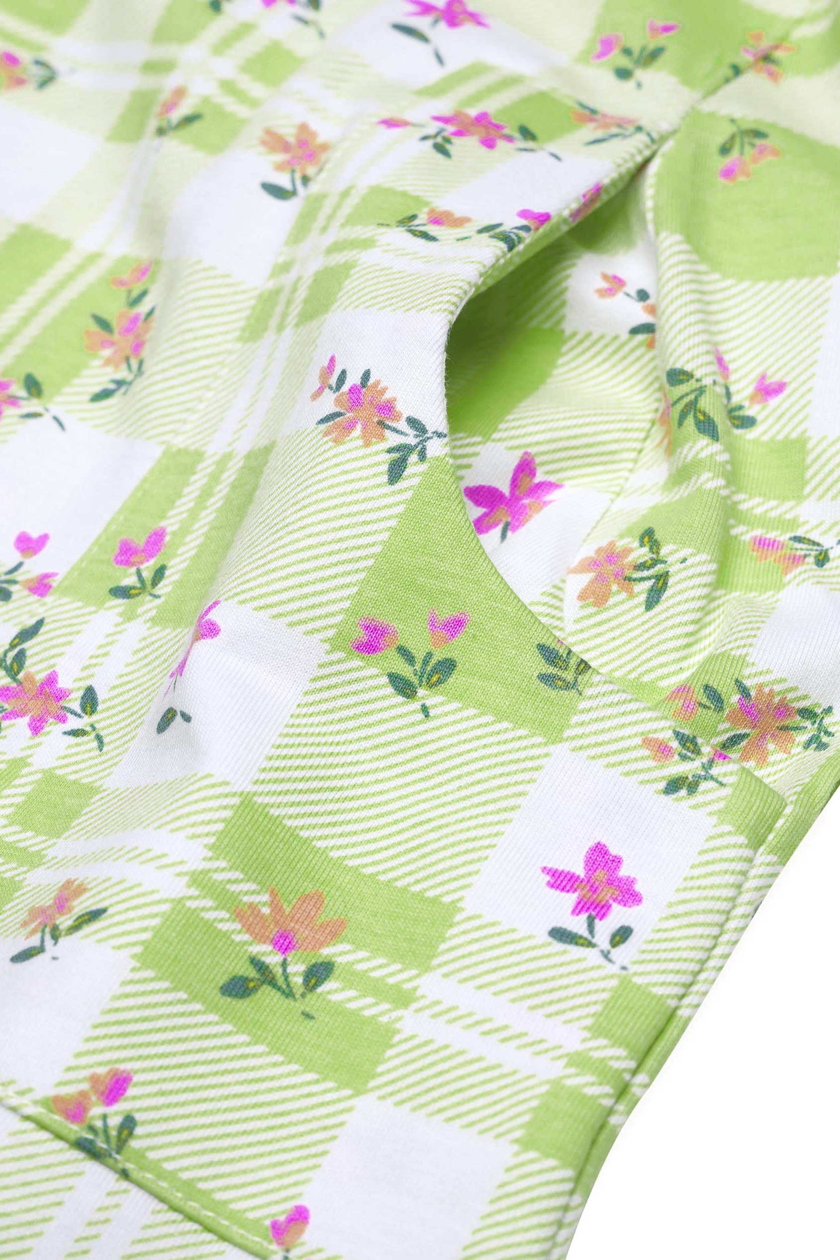 Belted Printed Jersey Dress