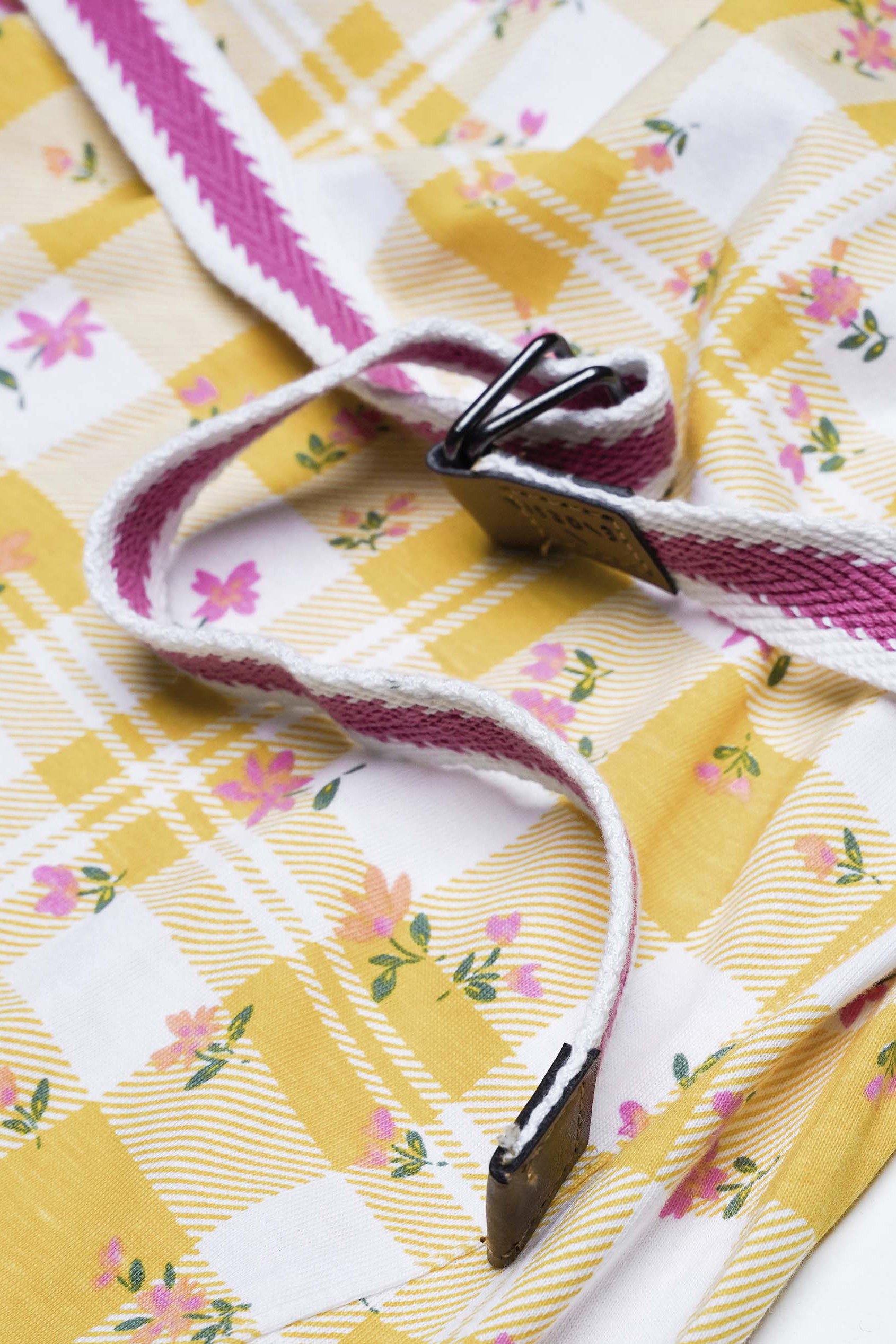 Belted Printed Jersey Dress