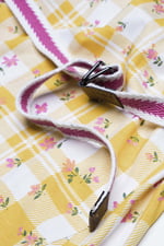 Belted Printed Jersey Dress