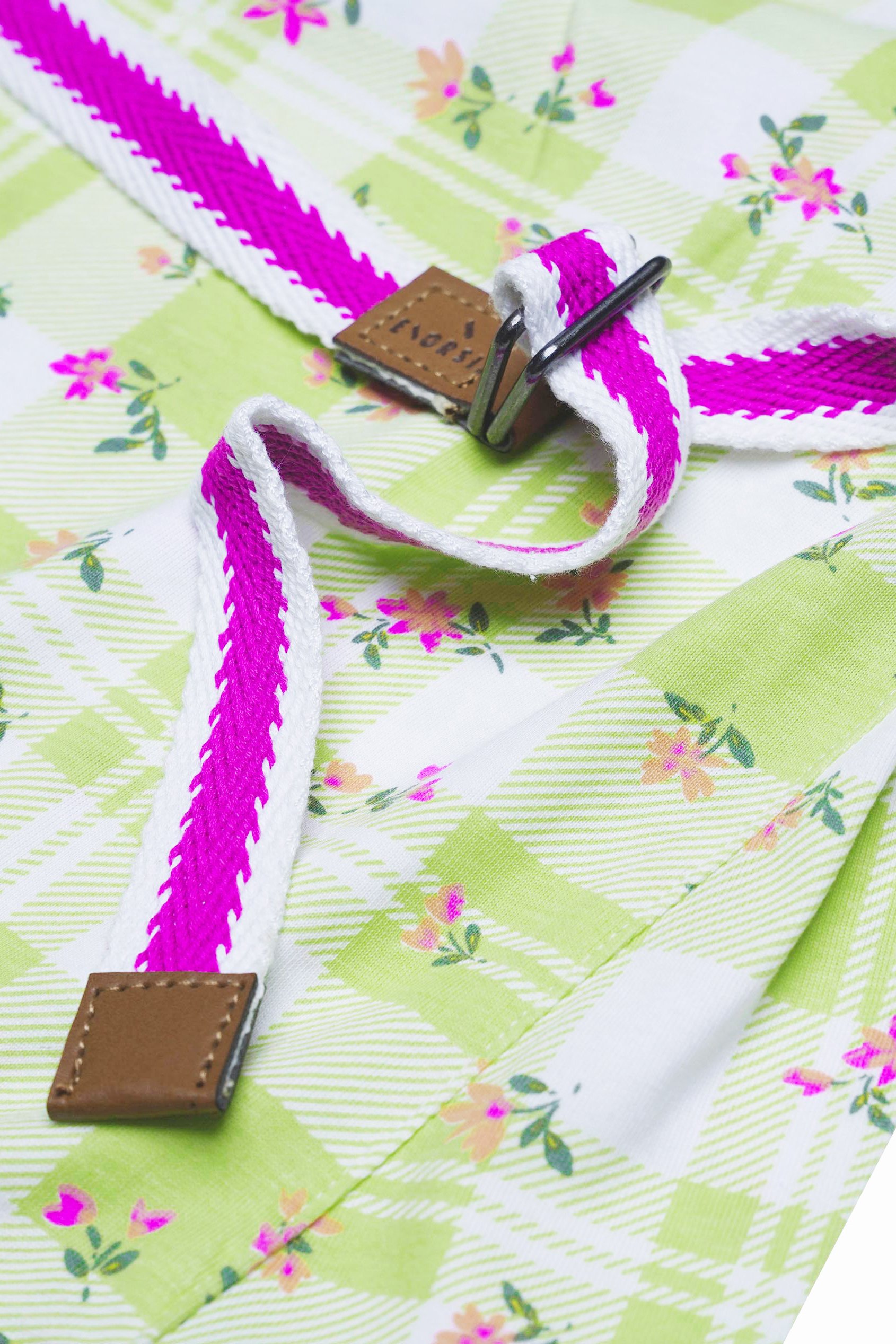 Belted Printed Jersey Dress