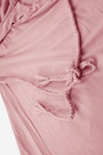 Mock Neck Tie-Belt Mini Dress