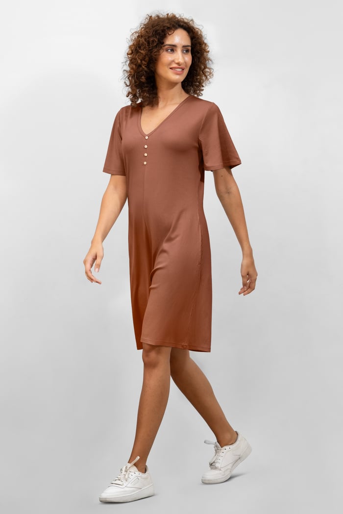 Bell Sleeve Textured Rib Playsuit