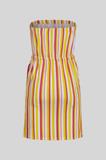 Printed Bardot Jersey Mini Dress