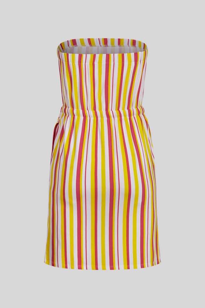 Printed Bardot Jersey Mini Dress