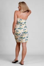 Printed Bardot Jersey Mini Dress