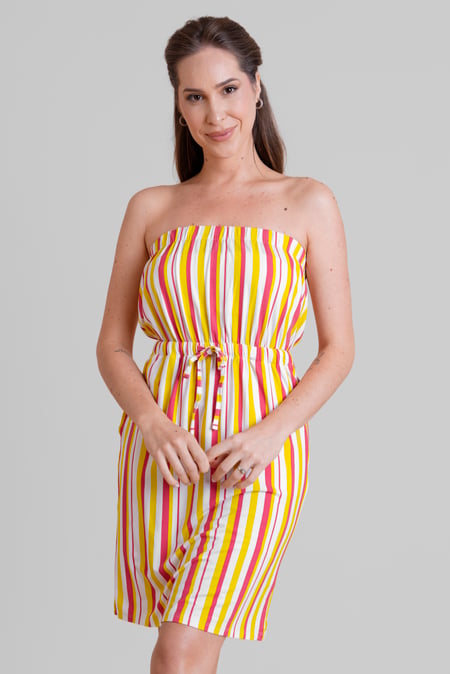 White Printed Bardot Jersey Mini Dress