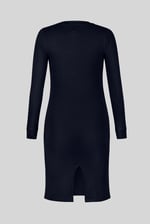 Women's Half Zip Mini Jersey Dress