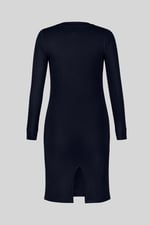 Women's Half Zip Mini Jersey Dress