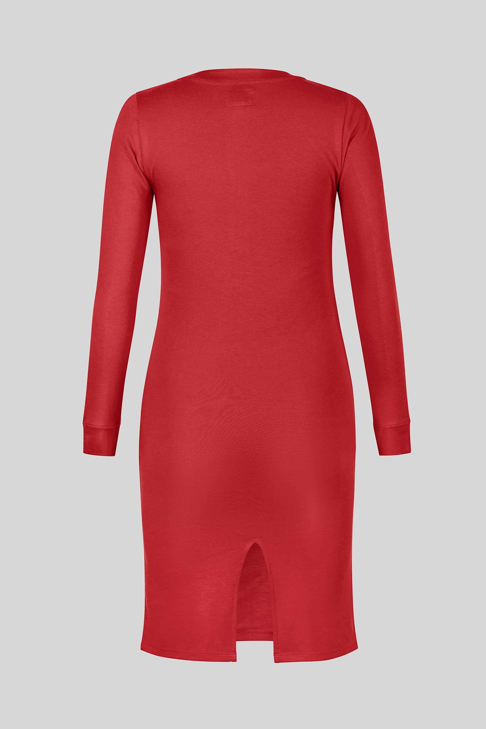 Women's Half Zip Mini Jersey Dress