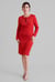 Women's Half Zip Mini Jersey Dress