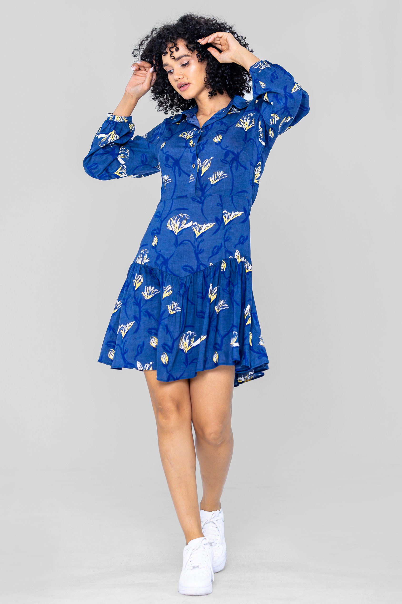 Floral Shirt Dress