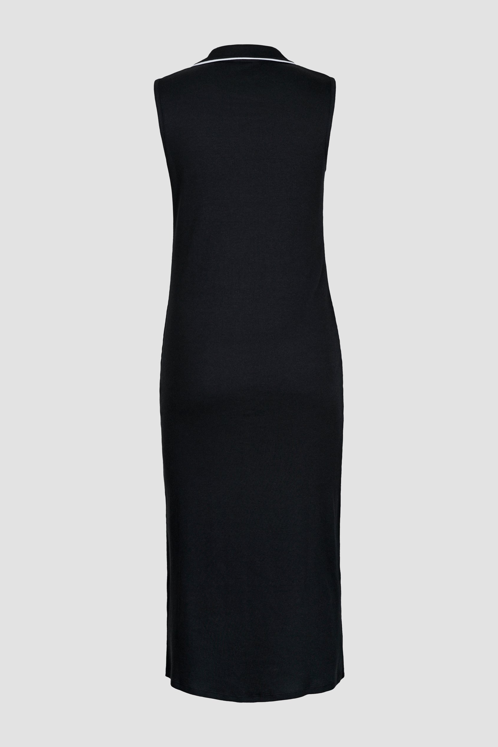 Brooke Sleeveless Contrast Rib Jersey Dress