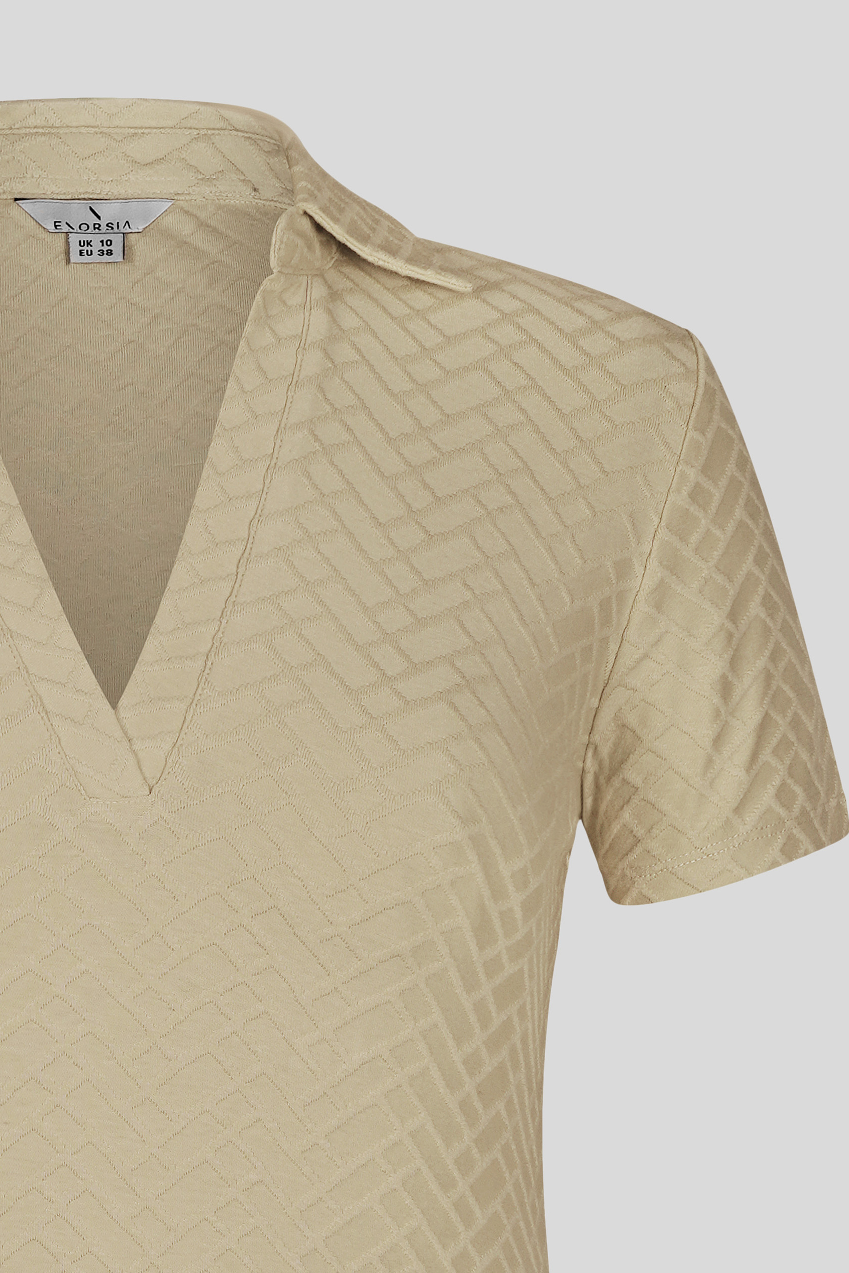 Deep V-Neck Polo Collar Mini Dress