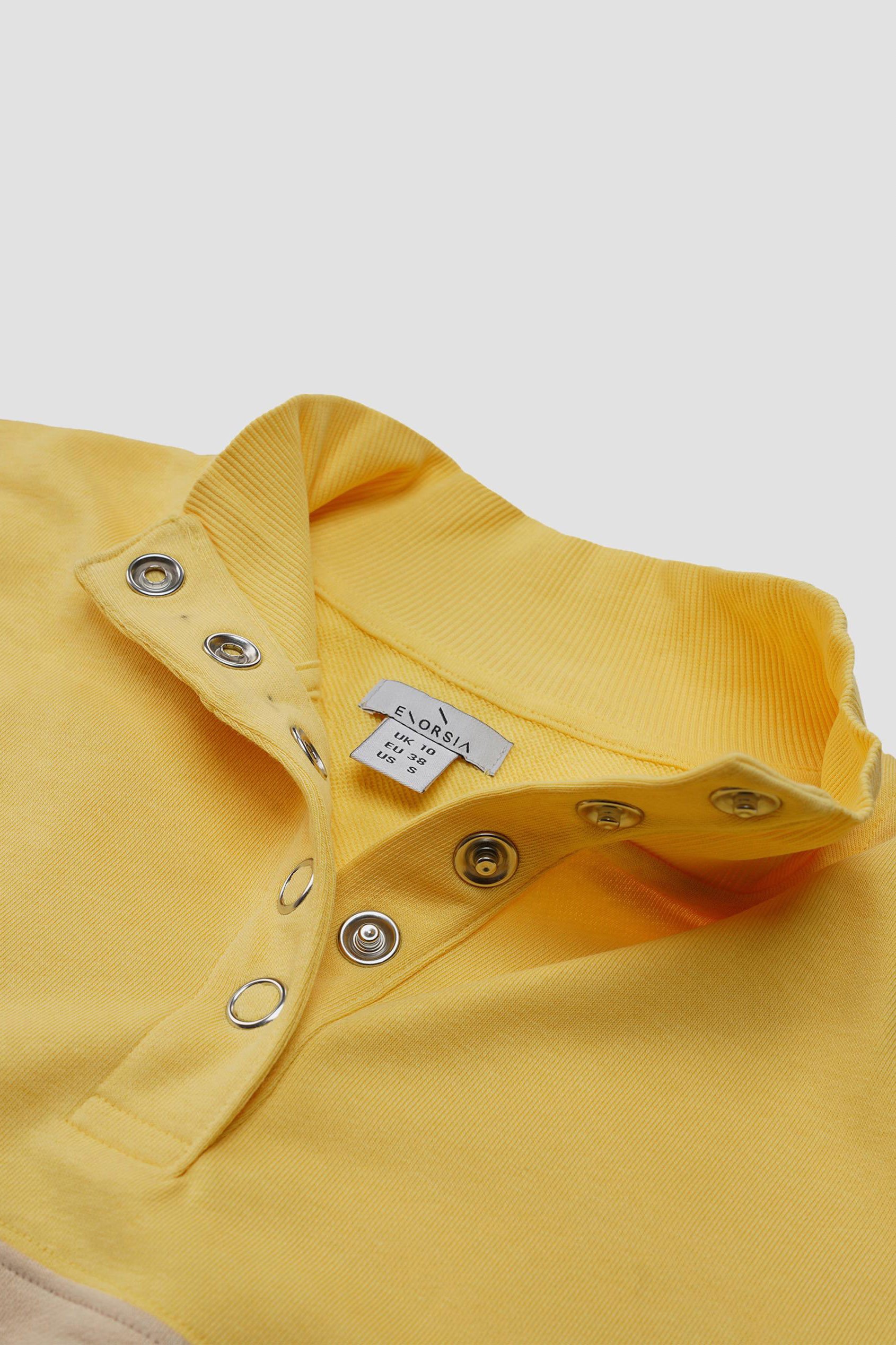 Colour Block LS High Neck Sweatshirt