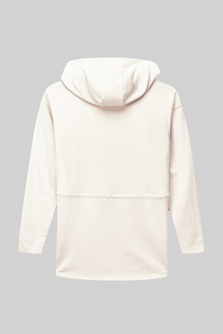 Womens Hooded Tie Waist Sweatshirt