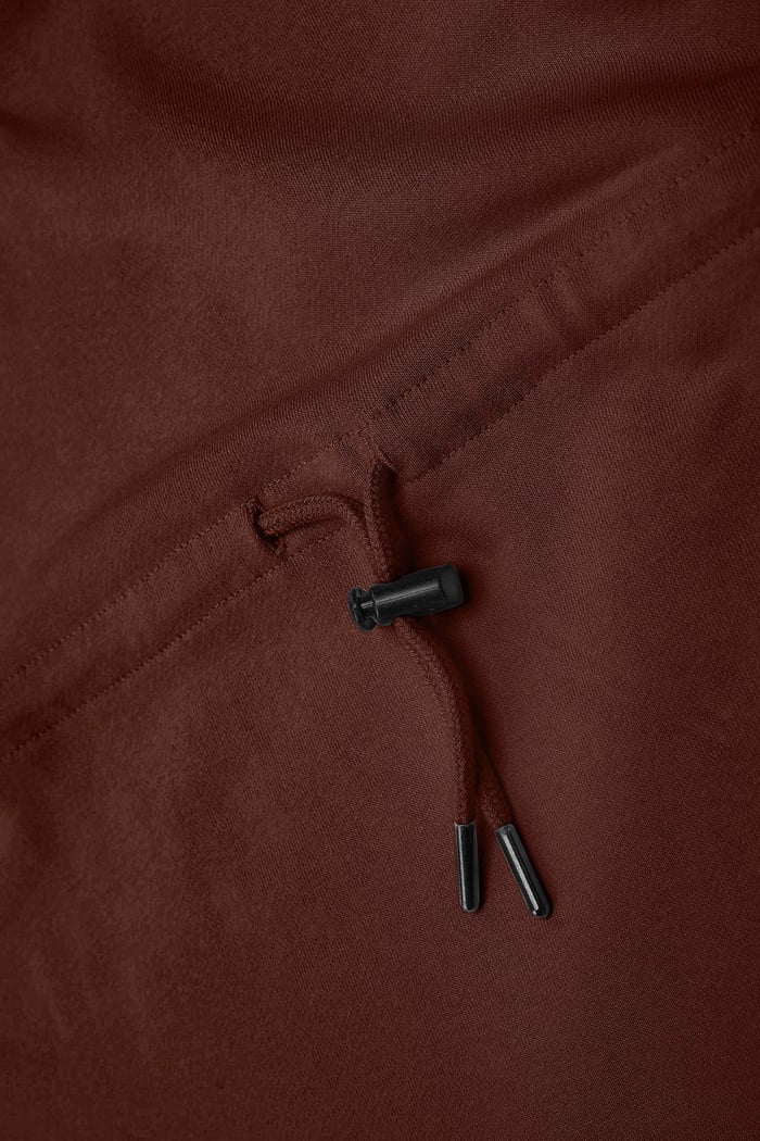 Womens Hooded Tie Waist Sweatshirt