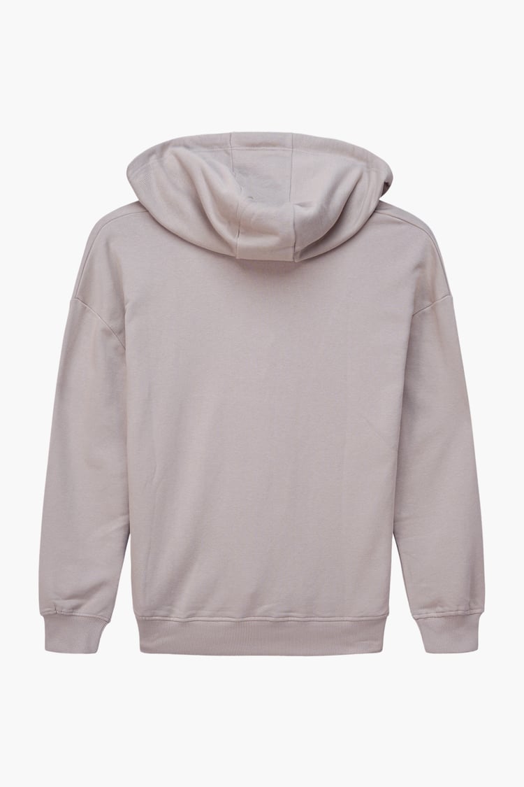 Womens V-Neck Drop Shoulder Hoodie