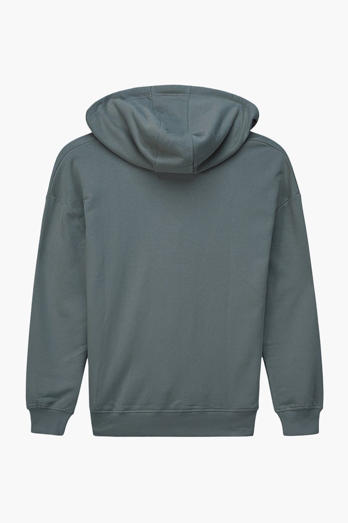 Womens V-Neck Drop Shoulder Hoodie