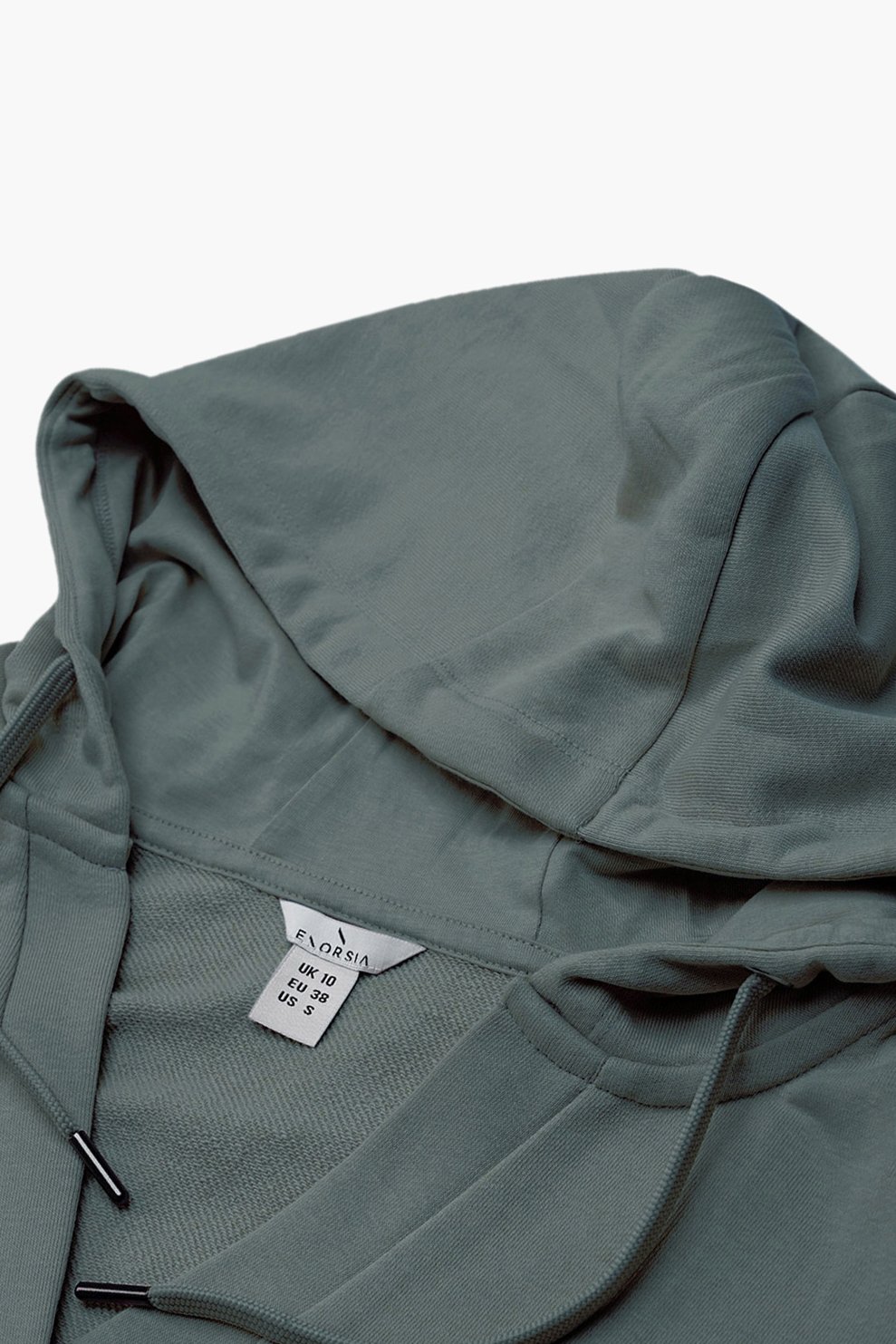 Womens V-Neck Drop Shoulder Hoodie