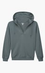 Womens V-Neck Drop Shoulder Hoodie