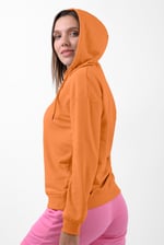 Womens V-Neck Drop Shoulder Hoodie