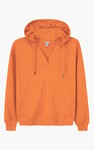Womens V-Neck Drop Shoulder Hoodie