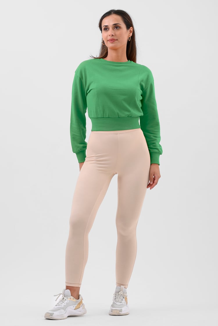 Womens Crop Top Sweatshirt