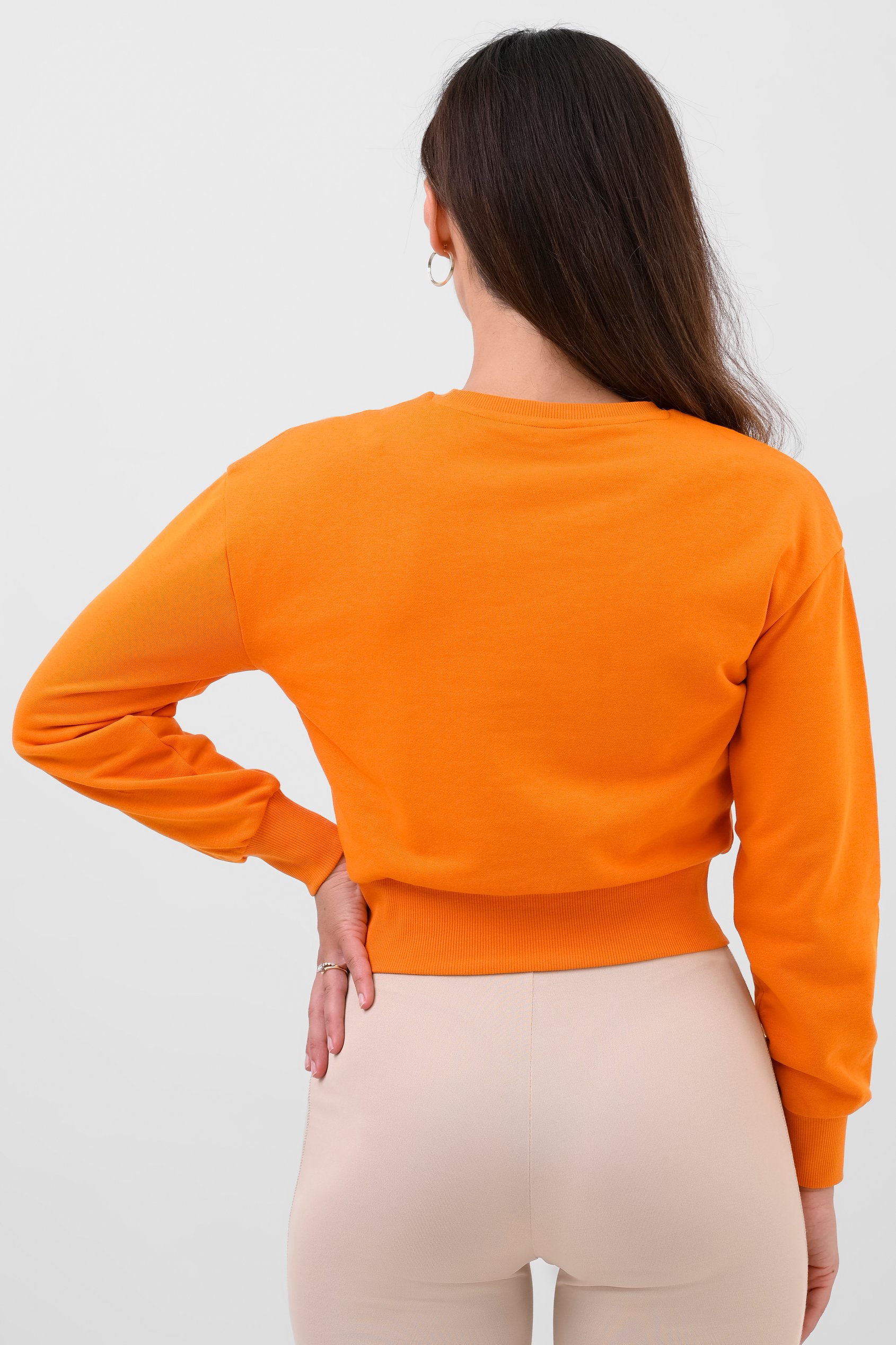 Womens Crop Top Sweatshirt