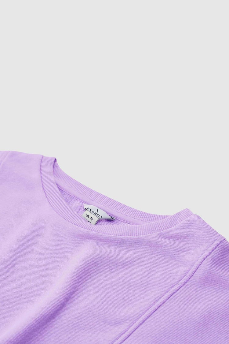 Womens Crop Top Sweatshirt