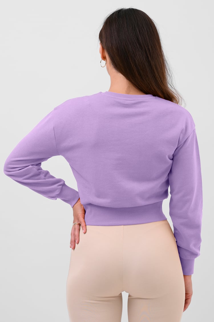 Womens Crop Top Sweatshirt