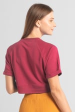 Womens Blossom Print Cropped Sweatshirt