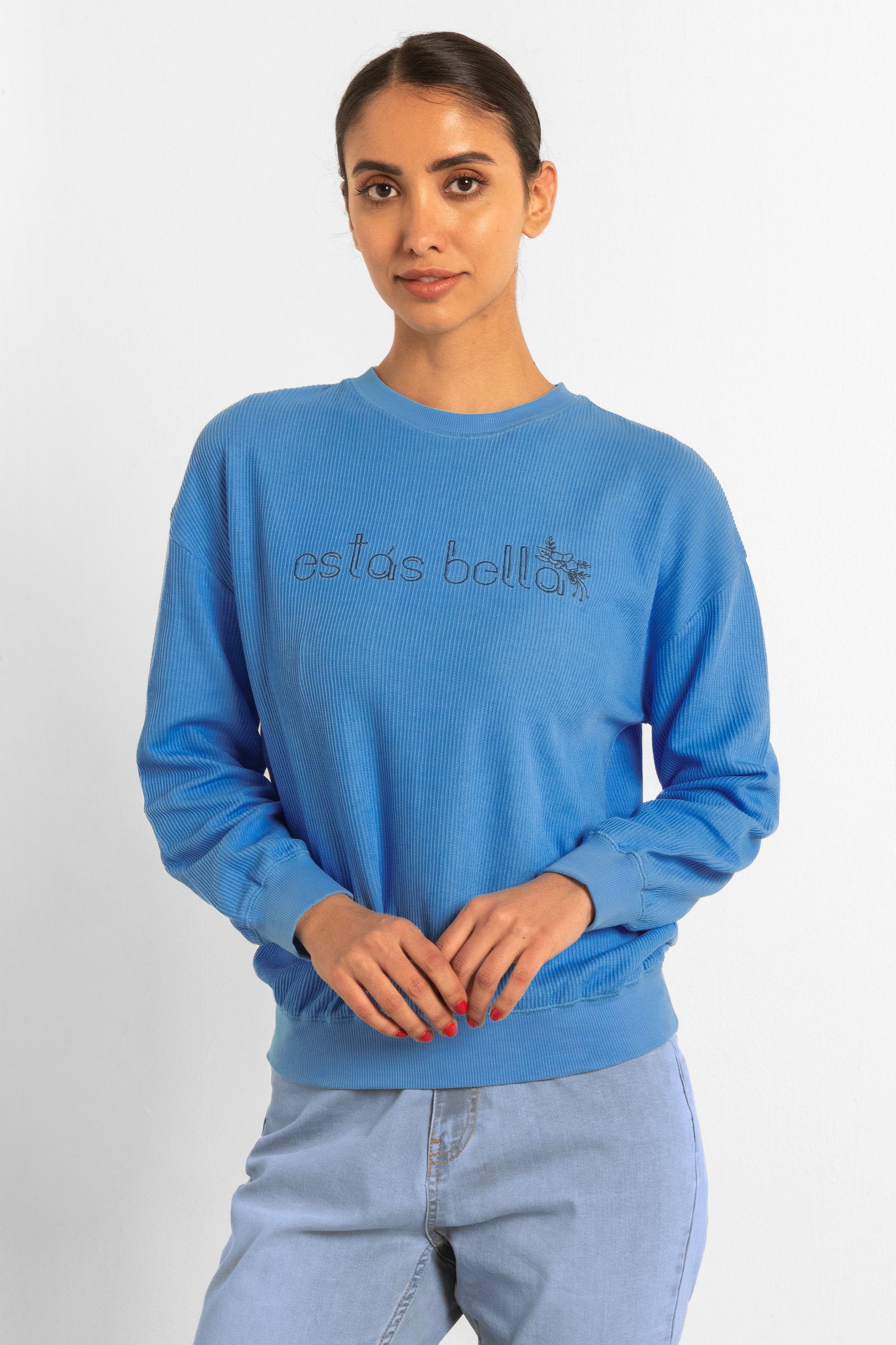 Estás Bella Long Sleeve Sweatshirt