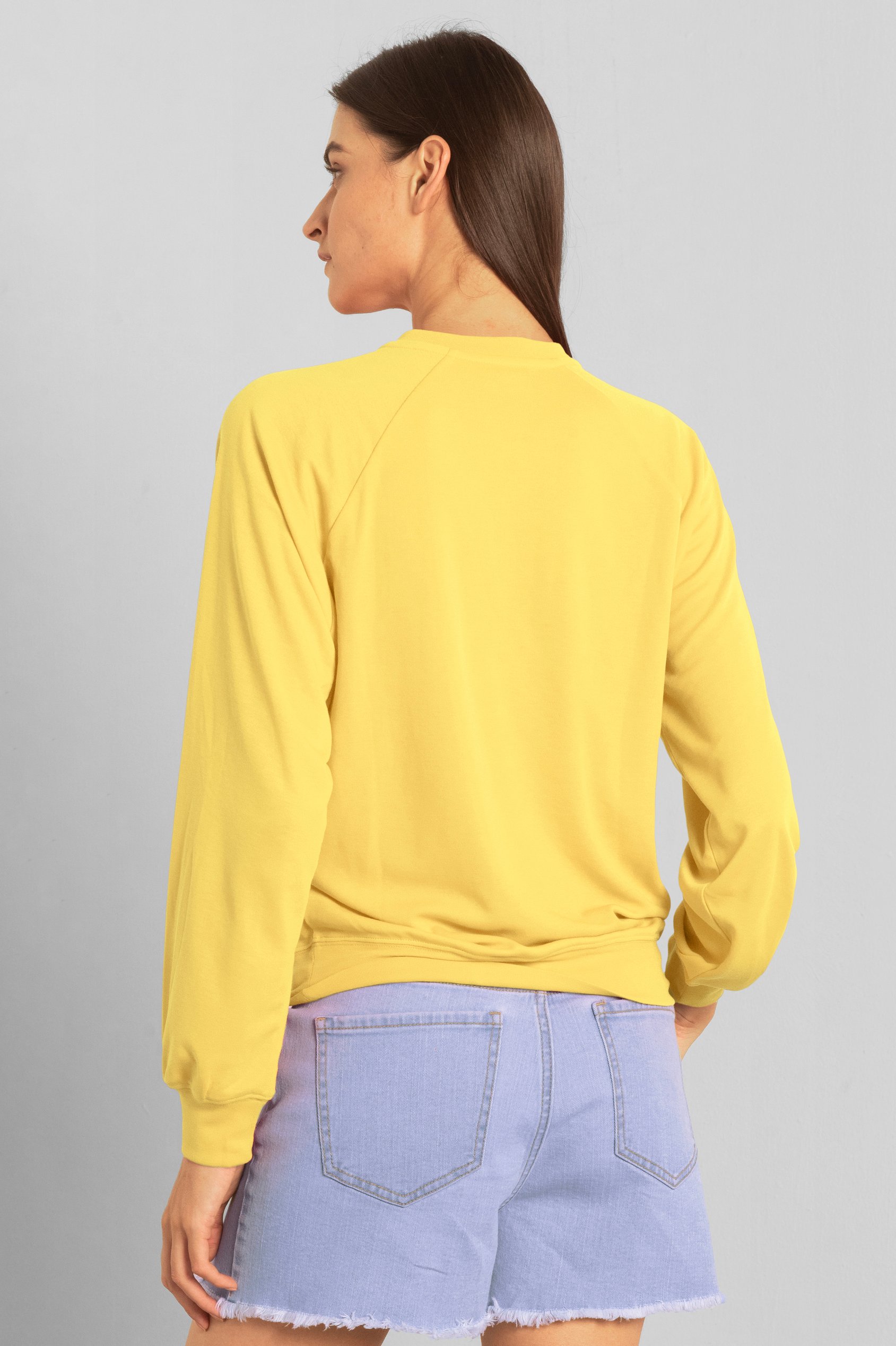 Henley Button Up Long Sleeve Sweatshirt