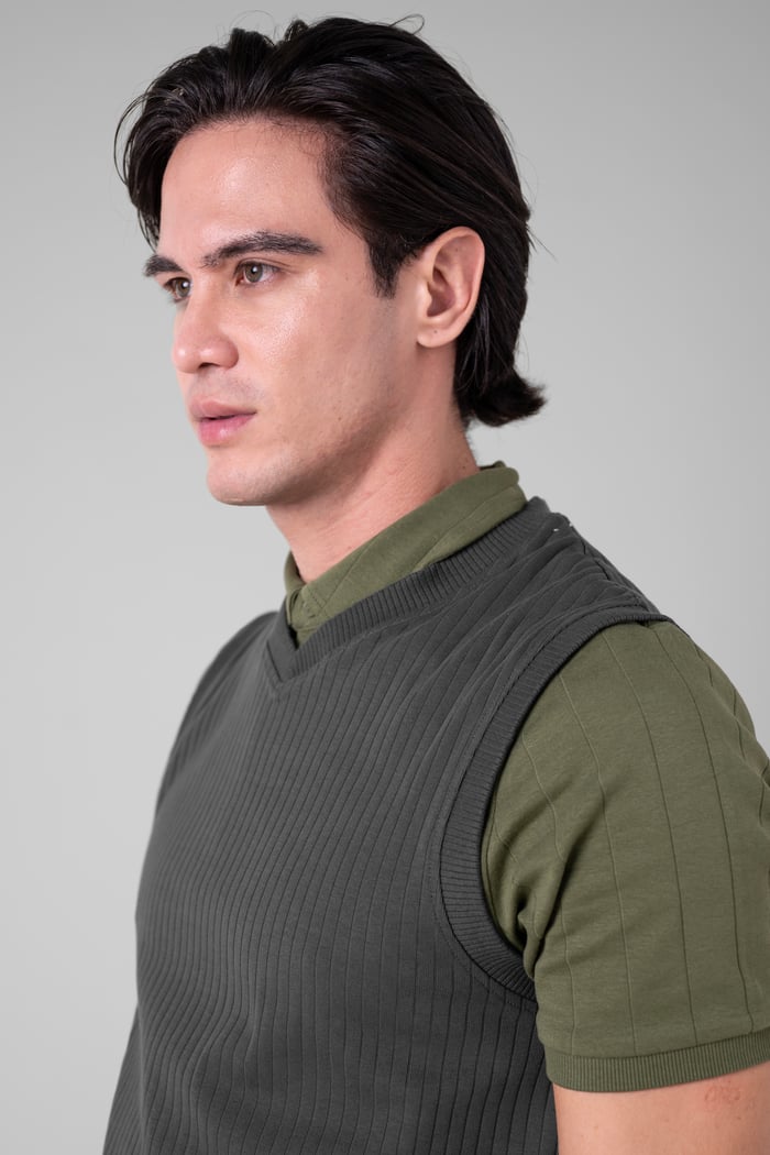 Mens Rib Vest