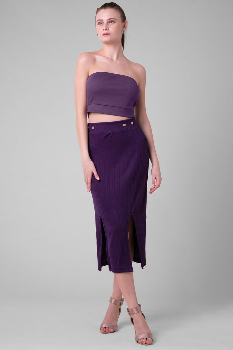 Ribbed Tube Crop Top