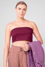 Ribbed Tube Crop Top