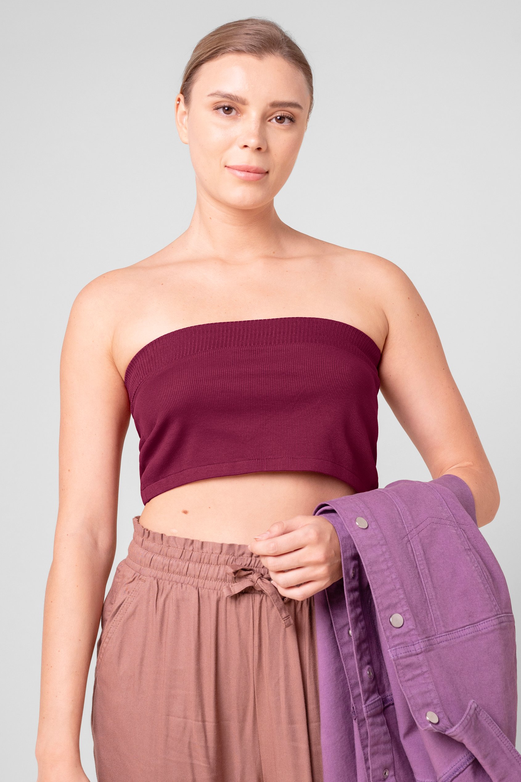 Ribbed Tube Crop Top