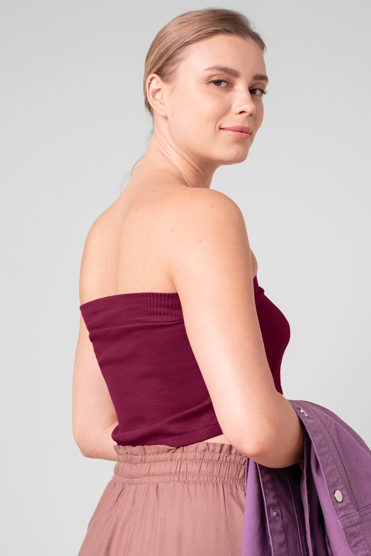 Ribbed Tube Crop Top